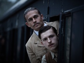 Charlie Hunnam and Tom Holland in The Lost City of Z.