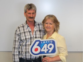 Edmonton couple Barbara and Douglas Fink won $8.1 million on a February LOTTO 6/49 draw.