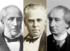 A trinity of founding fathers: (left to right) George Brown, Georges-Etiènne Cartier and Sir John A. Macdonald.