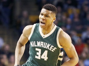 Milwaukee Bucks forward Giannis Antetokounmpo will be a challenge for the Toronto Raptors to subdue in their first-round NBA playoff series.
