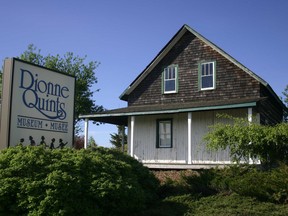 The home in North Bay, Ont., where the Dionne quintuplets were born in 1934. The city has decided to relocate the home, which became a museum.