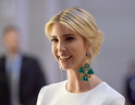 Ivanka Trump arrives for a dinner after she participated in the W20 Summit in Berlin Tuesday, April 25, 2017.