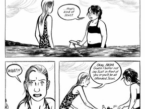 This excerpt is taken from This One Summer, text copyright © 2014 by Mariko Tamaki, illustrations copyright © 2014 by Jillian Tamaki.