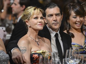 Griffith and Banderas in 2012.