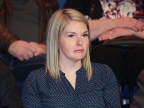 Meghan Dunphy, waits to give evidence during the Commission of Inquiry into the death of her father, Donald Dunphy, on the opening day of the Commission on January 9, 2017.
