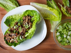 Pork and Mushroom San Choy Bau.