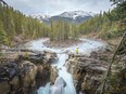 Sunwapta Falls near the town of Jasper.