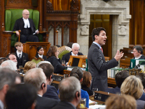 Prime Minister Justin Trudeau answers a question during Question Period in the House of Commons last month.
