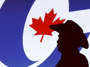 A forum visitor before a Conservative party leadership candidate forum at the Deerfoot Inn and Casino in Calgary, Alta. on Wednesday March 1, 2017