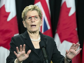 Ontario Premier Kathleen Wynne at press conference at the Congress Centre on Tuesday April 4, 2017. Stan Behal/Toronto Sun/Postmedia Network