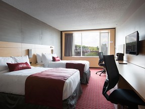 At McGill University's La Citadelle, rooms are fully furnished and include private bathrooms and air conditioning.