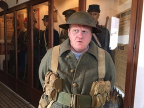 David Robillard will celebrate the centenary of the Canadian victory at Vimy Ridge by going on a road march wearing clothes that the soldiers wore during that famous battle.