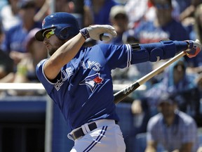 Josh Donaldson is out with a calf injury.