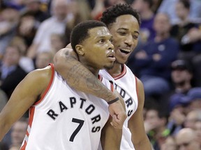 DeMar DeRozan said he hasn't thought much about Kyle Lowry's future with the team.
