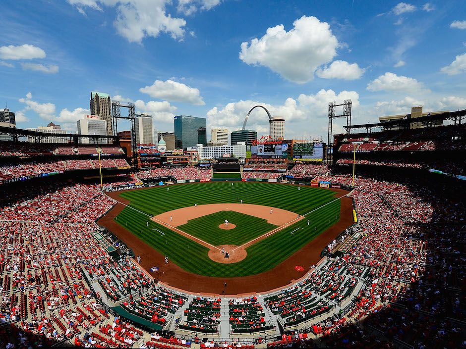 A woman was grazed by a stray bullet attending St. Louis Cardinals game at  Busch Stadium