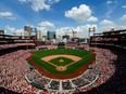 Busch Stadium in St. Louis, Missouri.