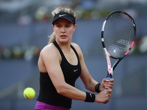 The injury put Eugenie Bouchard's participation in the French Open in doubt.