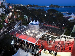 The Cannes red carpet.