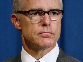 FBI Deputy Director Andrew McCabe  was elevated to acting FBI director after FBI director James Comey was fired by President Donald Trump on May 9, 2017.