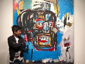 The piece was purchased by noted Japanese collector and e-commerce entrepreneur Yusaku Maezawa after a 10-minute bidding war that was watched by thousands live on Instagram.