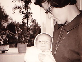 Ben Mol as a baby (just a few weeks old) and his mother Annemie Mol-Abers, in 1965.