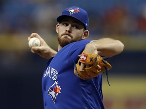 Joe Biagini performed admirably in his first major league start on Sunday, allowing an unearned run in four innings of work in the 2-1 victory over the Rays.