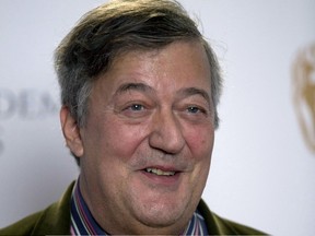 British actor and comedian Stephen Fry  on Jan. 9, 2015.