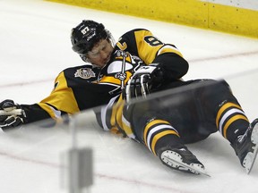Crosby was concussed in a Game 3 loss, and missed Game 4, but just that one game.
