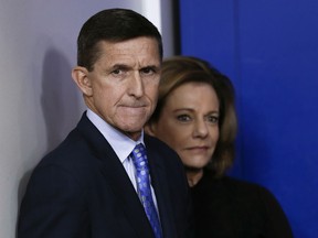 Then-National Security Adviser Michael Flynn