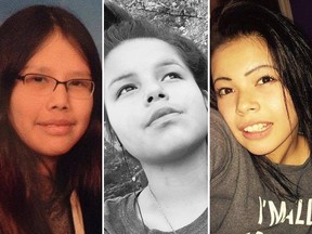 From left to right : Kanina Sue Turtle,15, Amy Owen, 13, and Courtney Scott, 16, all died while in foster care.