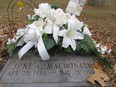 Flowers similar to the ones Wingate claimed she was cleaning from the graves of people she knew