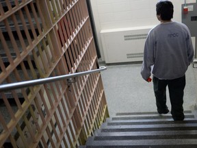 An inmate at the Regina Provincial Correctional Centre in Regina