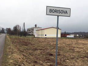 There is still a road sign announcing the hamlet of Borisova, which is only a couple of kilometres from the Russian border, but almost nobody lives there anymore.