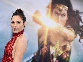 Gal Gadot at the premiere of Wonder Woman.