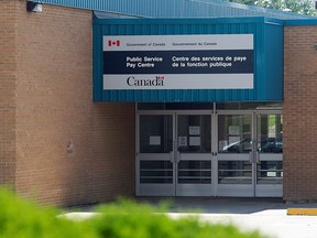The Public Service Pay Centre is shown in Miramichi, N.B., on Wednesday, July 27, 2016