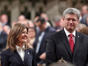 Calgary Centre M.P. Joan Crockatt is introduced in the House of Commons by Prime Minister Stephen Harper on December 12, 2012