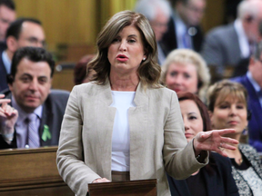 Conservative Interim Leader Rona Ambrose during Question Period on May 11, 2017.