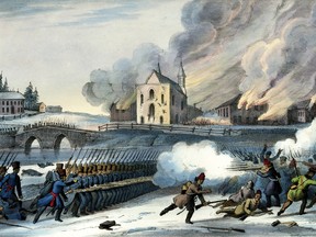 The Battle of Saint-Eustache, Lower Canada, November 1837