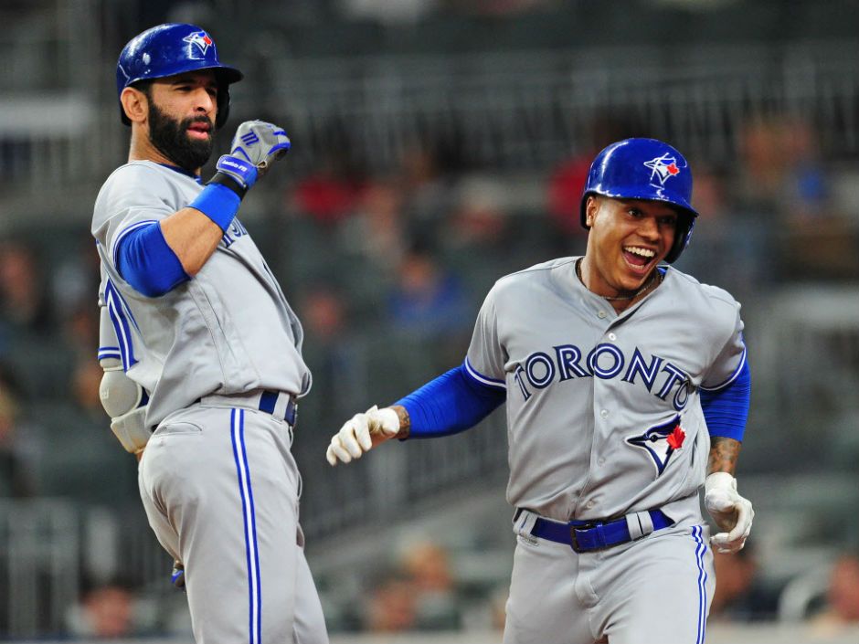 Bautista plays hero, sets Jays record in win
