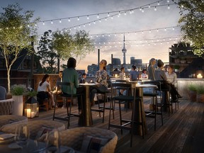The Broadview Hotel is a new boutique property in Toronto's under-served east side. The second floor Lincoln Hall and Terrace will feature superb views of the Toronto skyline.