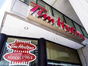 A file photo of a Tim Hortons