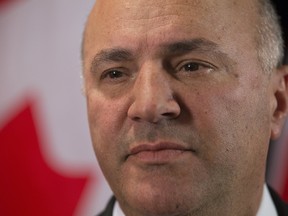 Kevin O'Leary at the Empire Club of Canada at a luncheon in the Arcadian Court in downtown Toronto on Friday April 7, 2017