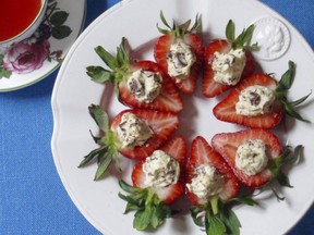 These Italian stuffed strawberries are elegant and delicious, and take only 20 minutes to prepare.