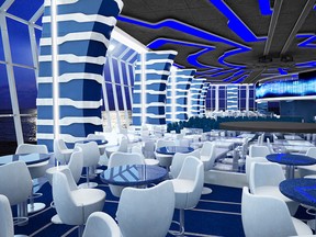 MSC Meraviglia's Carousel Lounge can accommodate 413 people as Cirque du Soleil takes its act to sea through a new partnership with MSC Cruises.