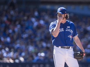 Jason Grilli reacts on the mound against the New York Yankees on June 3.