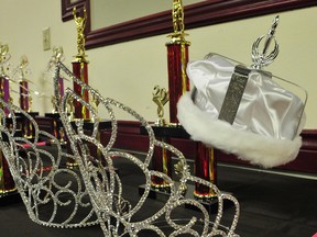 A file photo of beauty pageant crowns. A Texas police chief accused of wrongly arresting the winner of Miss Black Texas has been cleared by an external probe.