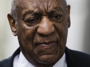 In this June 17, 2017 file photo, Bill Cosby arrives for his sexual assault trial at the Montgomery County Courthouse in Norristown, Pa.