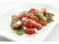 Warm Cherry Tomatoes with Goat Cheese for ATCO Blue Flame Kitchen for June 28, 2017; image supplied by ATCO Blue Flame Kitchen.