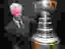 In this April 13, 2012 file photo, Gordie Howe is shown with the Stanley Cup.