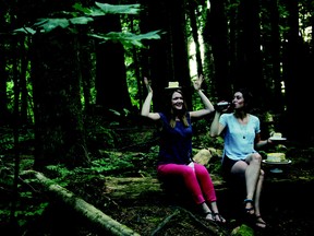 Lindsay Anderson, right, and Dana VanVeller travelled 37,000 kilometres, tasting the best of Canada's cuisine along the way.